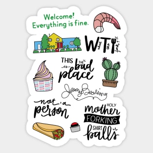 The Good Place TV Show Art Sticker